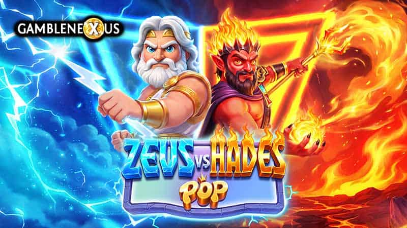 Zeus vs Hades POP Slot Logo