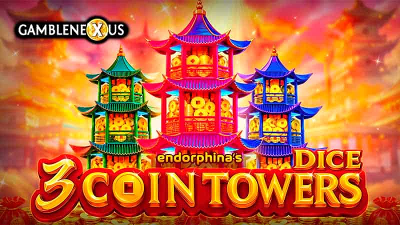 3 Coin Towers Dice Slot Logo