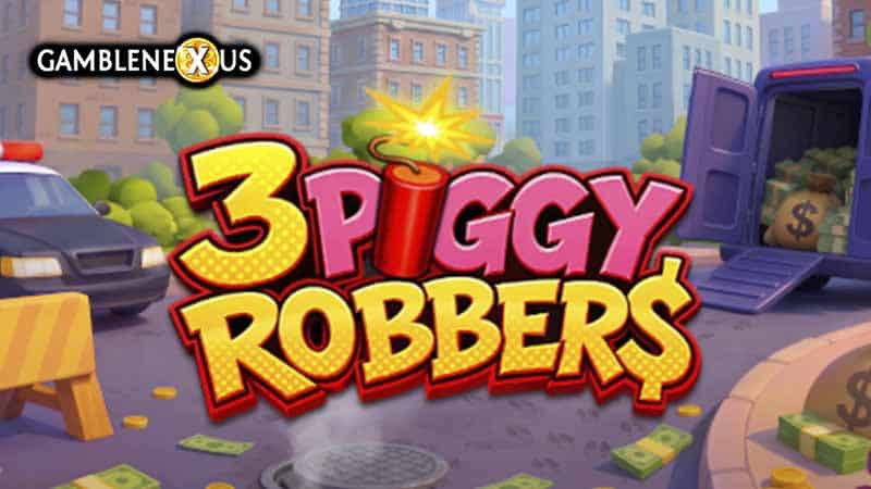 3 Piggy Robbers Slot Logo