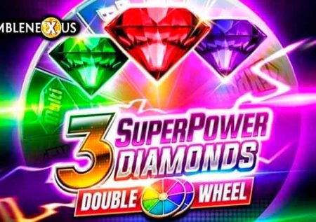 3 SuperPower Diamonds Slot Logo