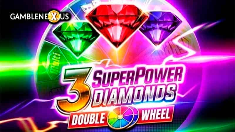 3 SuperPower Diamonds Slot Logo