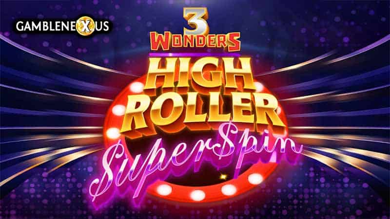 3 Wonders High Roller Super Spin Slot Logo