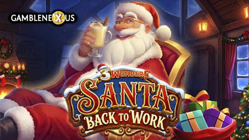 3 Wonders Santa Back to Work Slot Logo