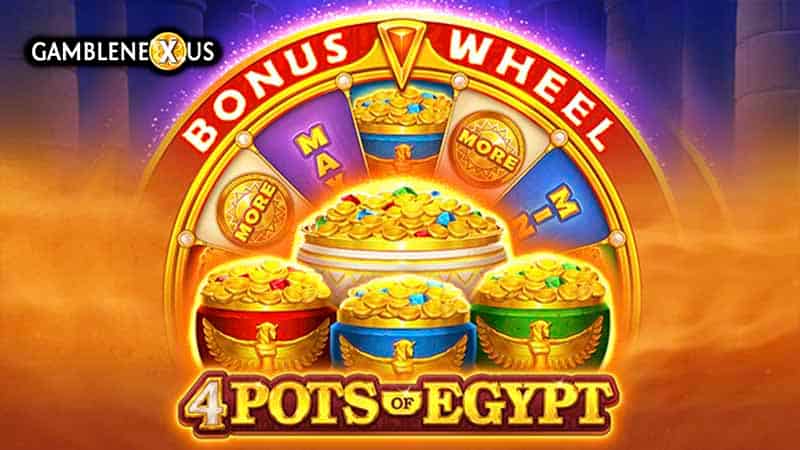 4 Pots of Egypt: Bonus Wheel Slot Logo