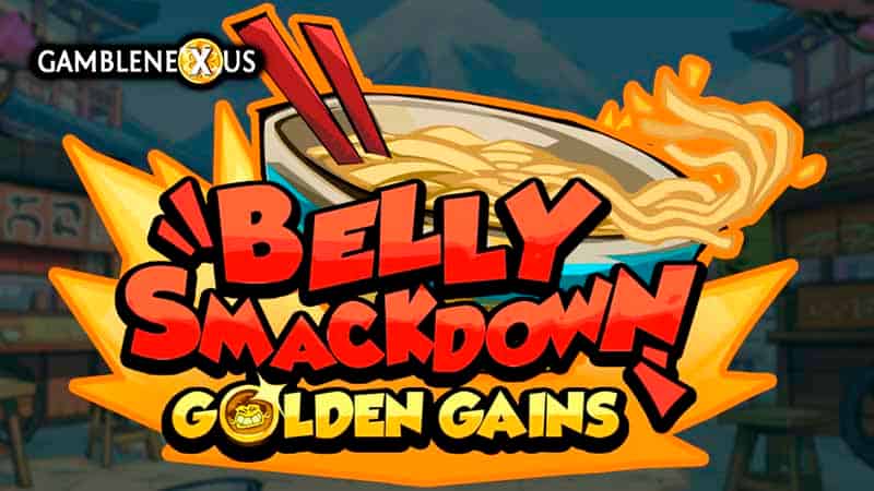 Belly Smackdown Golden Gains Slot Logo