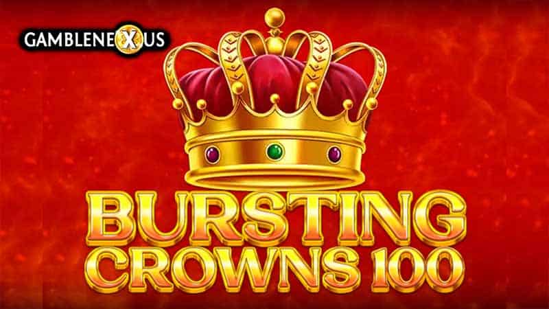 Bursting Crowns 100 Slot Logo