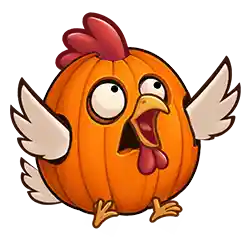 Collect and Multiplier of Chicken Halloween Slot