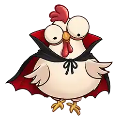 Collect and Multiplier of Chicken Halloween Slot