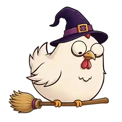 Collect and Multiplier of Chicken Halloween Slot
