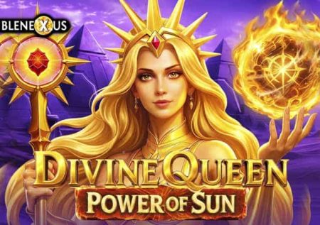Divine Queen: Power of Sun Slot Logo