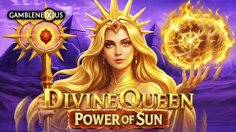 Divine Queen: Power of Sun Slot Logo