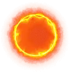 Red magic orb