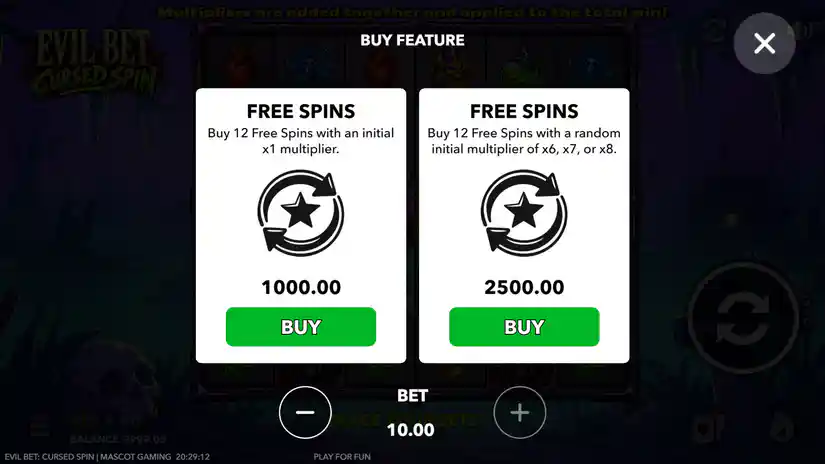 Buy Bonus