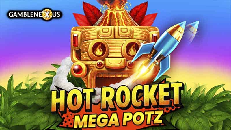 Hot Rocket Mega Potz Slot Logo
