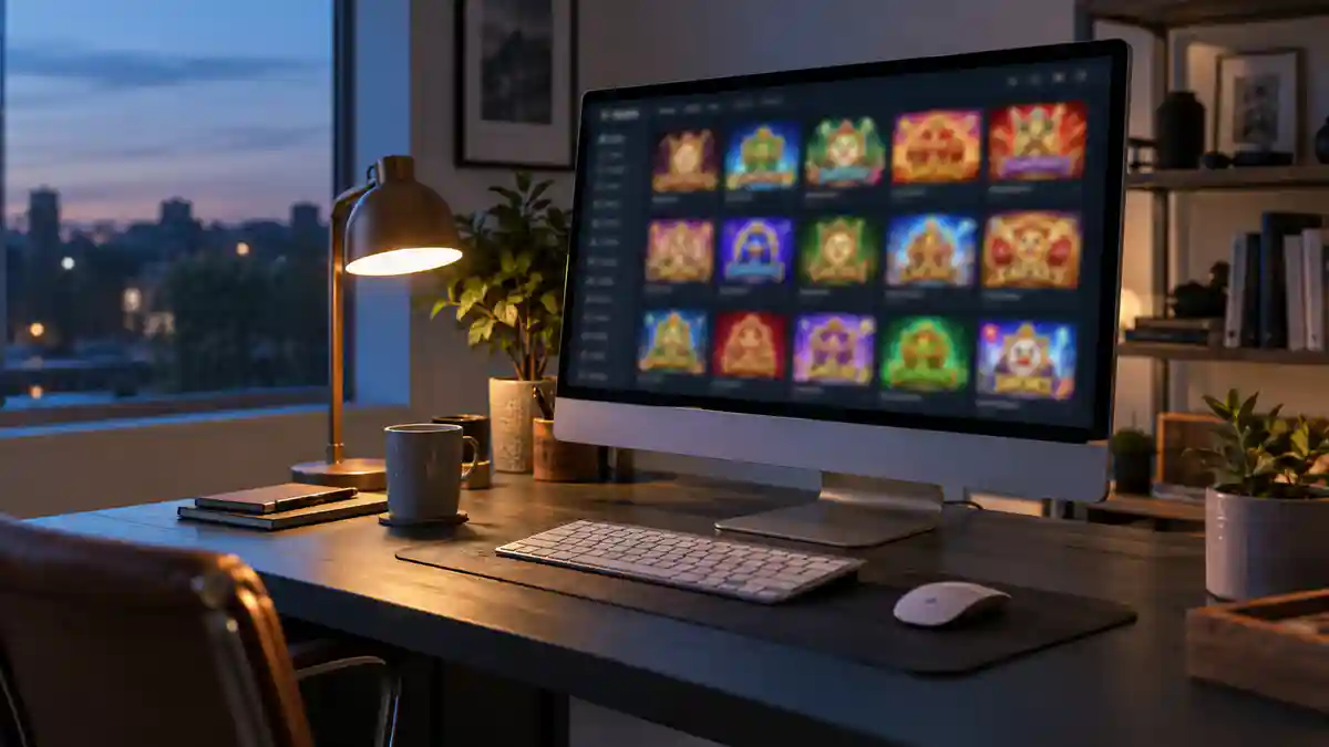 Catalog on the monitor