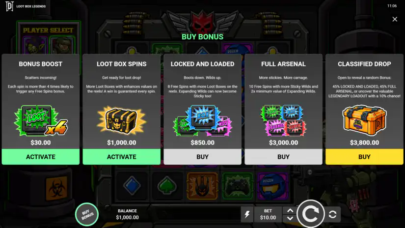 Buy Bonus