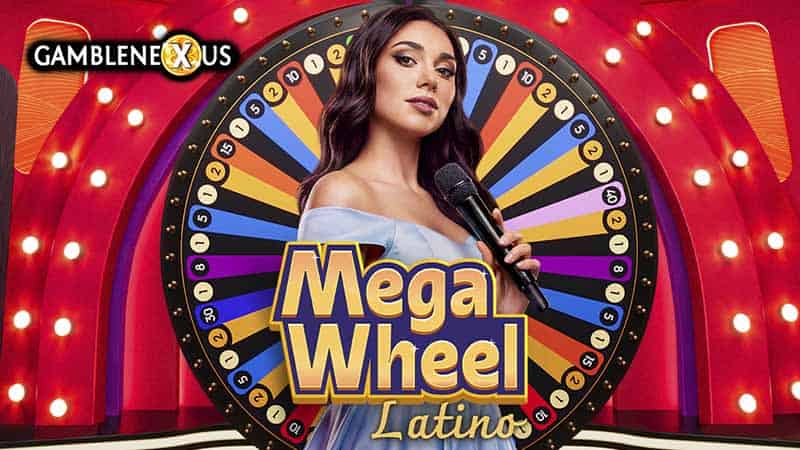 Mega Wheel Latino Slot Logo