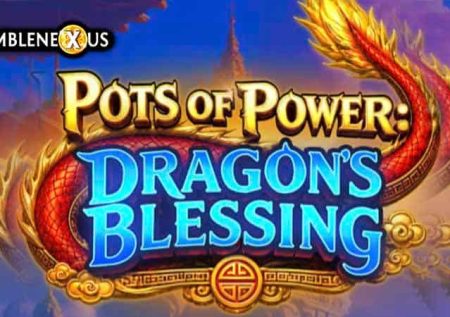 Pots of Power: Dragon’s Blessing Slot Logo