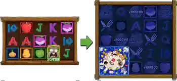 You start with 5 FREE SPINS