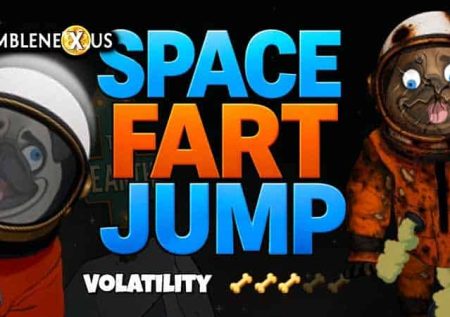 Space Fart Jump Slot Logo