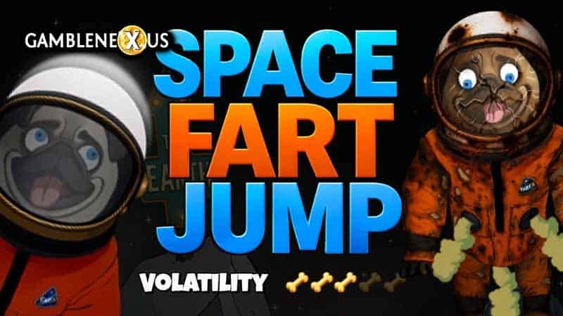 Space Fart Jump Slot Logo