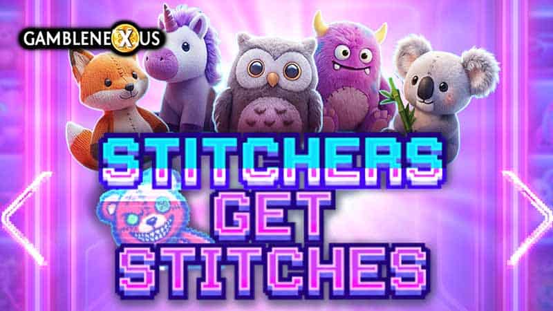 Stitchers Get Stitches Slot Logo