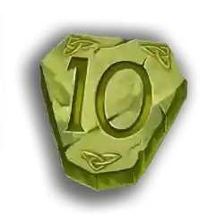 Symbol 09 The Green Knight Camelot Gold