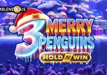 3 Merry Penguins Slot Logo