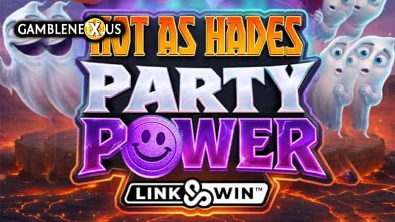 Hot as Hades Party Power Slot Logo