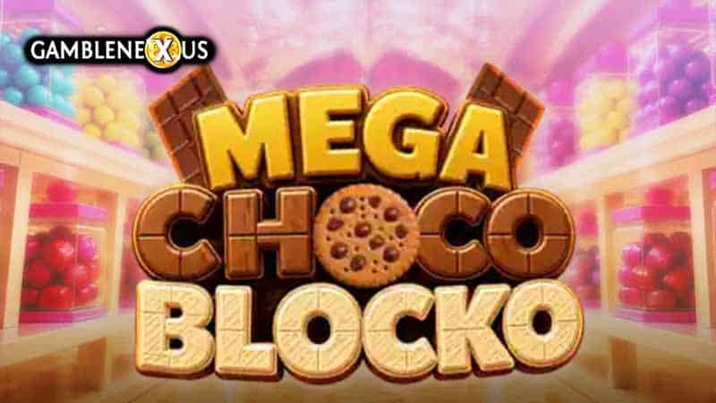 Mega Choco Blocko Slot Logo