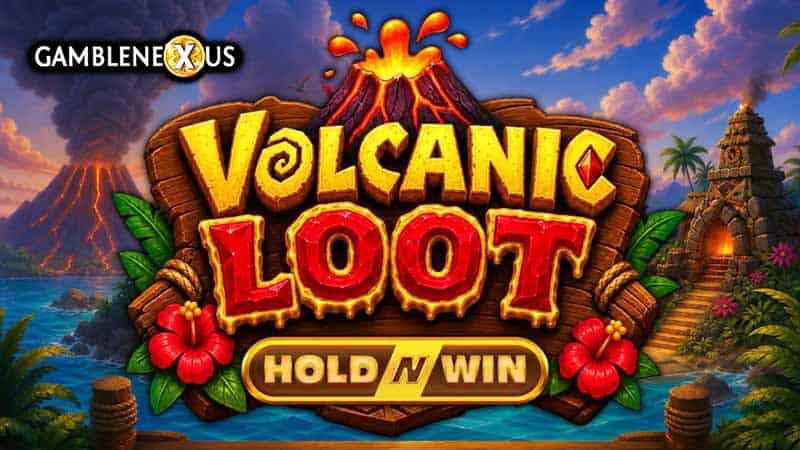 Volcanic Loot Slot Logo